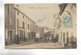 70 - AILLEVILLERS - Route De La Chaudeau. Carte Animée, Légèrement Colorée. Adressée à Cintrey ( Hte-Saône ) - Otros Municipios