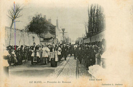 Le Mans * Procession Des Rameaux * Au Dos Publicité Grande Cavalcade Orientale 1 Octobre 1910 Grande Pharmacie De Paris - Le Mans