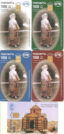 Greece-International Airport Of Athens Set Of 5 Cards,tirage 35.000,07/2000,used - Grèce