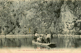 Ste énimie * Une Embarcation De Touristes Dans Les Gorges * Bac Passeur - Sonstige & Ohne Zuordnung