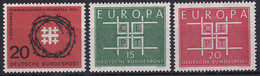 MiNr. 405-407 Deutschland Bundesrepublik Deutschland  - Postfrisch/**/MNH - Ungebraucht