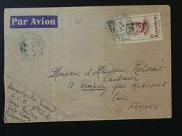 Lettre Par Avion Postée De Diego Suarez Madagascar - Storia Postale