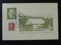 Carte Maximum Card Lovrenc Kosir Inventeur Du Timbre Poste Postage Stamp Inventor Yugoslavia 1948 (ex 1) - Rowland Hill