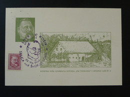 Carte Maximum Card Lovrenc Kosir Inventeur Du Timbre Poste Postage Stamp Inventor Yugoslavia 1948 (ex 2) - Rowland Hill