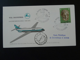 Lettre Premier Vol First Flight Cover Luxembourg Ibiza Baleares Luxair 1972 - Briefe U. Dokumente