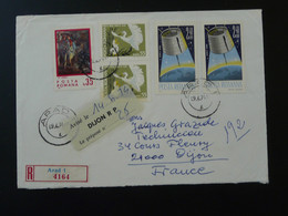 Lettre Recommandée Registered Cover Arad Roumanie Romania 1974 - Lettres & Documents