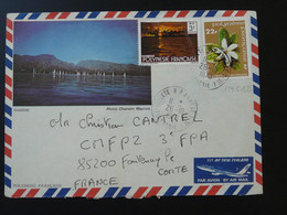 Lettre Par Avion Air Mail Cover Cocotier Papeete Annexe 1 Polynesie 26/10/1979 - Lettres & Documents