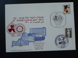 Lettre Cover Convention Rotary International Nice Israel 1995 - Rotary, Lions Club