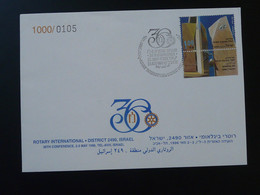 Lettre Cover Rotary International District Convention Tel Aviv Israel 1996 - Rotary, Lions Club