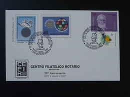 Lettre Cover 20 Years Rotary Philatelic Center Buenos Aires Argentina 1997 (ex 4) - Cartas & Documentos