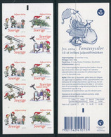 SWEDEN 2004 Christmas Booklet MNH / **.  Michel 2435-38 - Unused Stamps