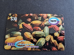 TRINIDAD & TOBAGO    $30,-  NO T&T-P 17   TSTT   COCOA PODS       ** 10061** - Trinidad En Tobago