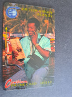 BRITSCH VIRGIN ISLANDS  US$ 10,-  BVI-5A  MAN ON PHONE     5CBVA     Fine Used Card   ** 10063 ** - Isole Vergini