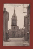 BOURG ARGENTAL - Place De La Cité Et L'église  (F1398) - Bourg Argental