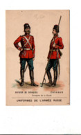 CHROMOS CHOCOLAT REVILLON - UNIFORMES DE L'ARMEE RUSSE - COSAQUES - Revillon