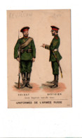 CHROMOS CHOCOLAT REVILLON - UNIFORMES DE L'ARMEE RUSSE - GARDE IMPERIALE - Revillon