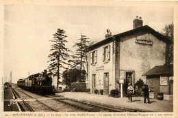 Bouguenais * Intérieur De La Gare * Arrivée Train Nantes Pornic , à Côté Du Champ D'aviation Château Bougon * Chemin Fer - Bouguenais