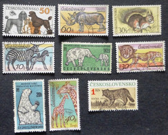 Selection Of Used/Cancelled Stamps From Czechoslovakia Wild & Domestic Animals. No DC-451 - Used Stamps
