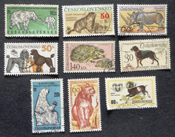 Selection Of Used/Cancelled Stamps From Czechoslovakia Wild & Domestic Animals. No DC-453 - Used Stamps