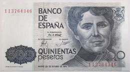 Espagne - 500 Pesetas - 1979 - PICK 157a.3 - NEUF - [ 4] 1975-… : Juan Carlos I