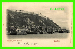 QUÉBEC - VIEW OF THE CITADEL FROM HARBOR - IMPERIAL SERIES No 235, 1904 - PICTURE POST CARD CO - UNIDIVIDED BACK - - Québec - La Citadelle