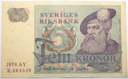 Suède - 5 Kronor - 1976 - PICK 51c.4 - NEUF - Svezia