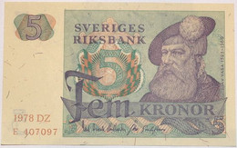Suède - 5 Kronor - 1978 - PICK 51d.2 - NEUF - Sweden