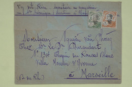 AM18 INDOCHINE BELLE LETTRE 1925 HANOI  POUR  MARSEILLE  FRANCE  +AFFRANCH.  INTERESSANT - Briefe U. Dokumente