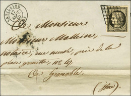 Grille / N° 3 Càd T 15 SATILLIEU (6). 1849. - TB / SUP. - R. - 1849-1850 Cérès