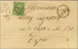 GC 3822 / N° 20 + Timbre à 20c Tombé Dans Le Service Postal Avec Mention Manuscrite Du Postier '' Timbre égaré '' Càd T  - 1862 Napoléon III.