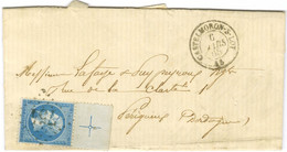 GC 754 / N° 22 (bdf Avec Croix De Repère) Càd T 15 CASTELMORON-S-LOT 45 Sur Lettre Pour Périgueux. 1865. - SUP. - 1862 Napoléon III.