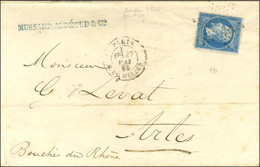 Etoile évidée (P N° 3648) / N° 22 Càd PARIS / R. DU HELDER. 1865. - TB. - R. - 1862 Napoleon III