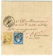GC 5075 / N° 21 + N° 22 Càd TLEMCEN / ALGÉRIE Sur Lettre Chargée Adressée Sous Bande Localement. 1856. - SUP. - 1862 Napoleon III