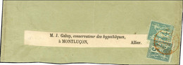 Càd Rouge IMPRIMES PARIS / PP / N° 63 + N° 64 Sur Bande D'imprimé Pour Montluçon, Au Verso Càd D'arrivée. 1877. - TB / S - 1876-1878 Sage (Type I)