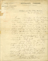 Dossier Original (8 Documents) De L'engagement De MM Dartois Et Duruof '' à Livrer à L'Administration Des Lignes Télégra - Krieg 1870