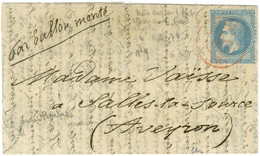 Càd Rouge PARIS (SC) 6 OCT. 70 (2e Jour Du PARIS (SC)) / N° 29 Sur Lettre Pour Salles La Source (Aveyron) Sans Càd D'arr - War 1870