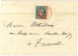 Càd Rouge PARIS (SC) 5 NOV. 70 / N° 37 Sur Lettre Pour Trouville, Au Verso Càd CAEN A PARIS 9 NOV. 70 Et Càd D'arrivée 9 - Guerra De 1870