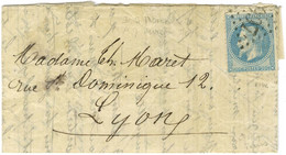 Lettre (quelques Déchirures) Avec Texte Daté De Paris Le 5 Novembre 1870 Pour Lyon, Au Recto GC 3997 / N° 29, Au Verso C - Guerra De 1870