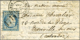 GC 1715 / N° 37 Càd PARIS / GRENELLE 5 JANV. 71 Sur Lettre Pour Trouville, Au Verso Càd D'arrivée 14 JANV. 71. LE DUQUES - War 1870