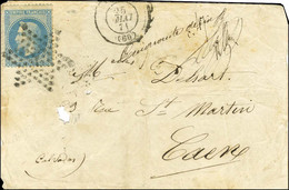 Etoile / N° 29 Càd T 15 PARIS (60) 25 MAI 71 Sur Enveloppe Sans Texte Pour Caen. Au Verso, Càd PARIS A CAEN 26 MAI 71 Et - Guerra Del 1870