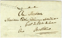 BONIFo CORSE (BONIFACIO L N° 1) Sur Lettre Sans Texte Pour Bastia. - TB / SUP. - Otros & Sin Clasificación