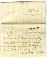 PONTOISE Sur Lettre Avec Texte Daté Du 1er Septembre 1778 Adressée Au Baron De Schonberg, Maréchal Des Camps & Armées Du - Otros & Sin Clasificación