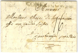 CORCE.CORTE (CORTE L N° 1) Sur Lettre Avec Texte Daté 1786 Pour Courbevoie. - TB. - R. - Otros & Sin Clasificación