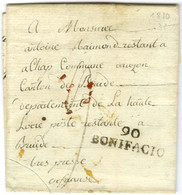 90 / BONIFACIO Sur Lettre De Soldat Datée Du 4 Noembre 1810 Pour Brioude. - TB / SUP. - R. - Otros & Sin Clasificación