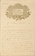 ANTOINE André (1858-1943), Acteur, Metteur En Scène Et Directeur De Théâtre. - Other & Unclassified