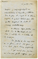 BAUDELAIRE Charles (1821-1867), Poète. - Autogramme & Autographen