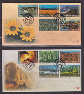 SOUTH AFRICA - 2001 Natural Wonders FDC X 2 - Brieven En Documenten