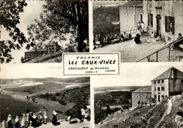 48 - CHATEAUNEUF-DE-RANDON - Colonie Les Eaux-Vives - Colonie De Vacances - Multi Vues - Chateauneuf De Randon