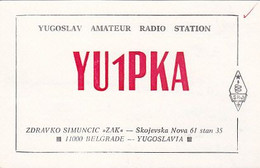 AK 059592 QSL - Serbia - Belgrade - Radio