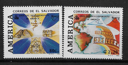 EL SALVADOR 1992 UPAEP DISCOVERY OF AMERICA CHRISTOPHER COLUMBUS,  MNH - Christopher Columbus